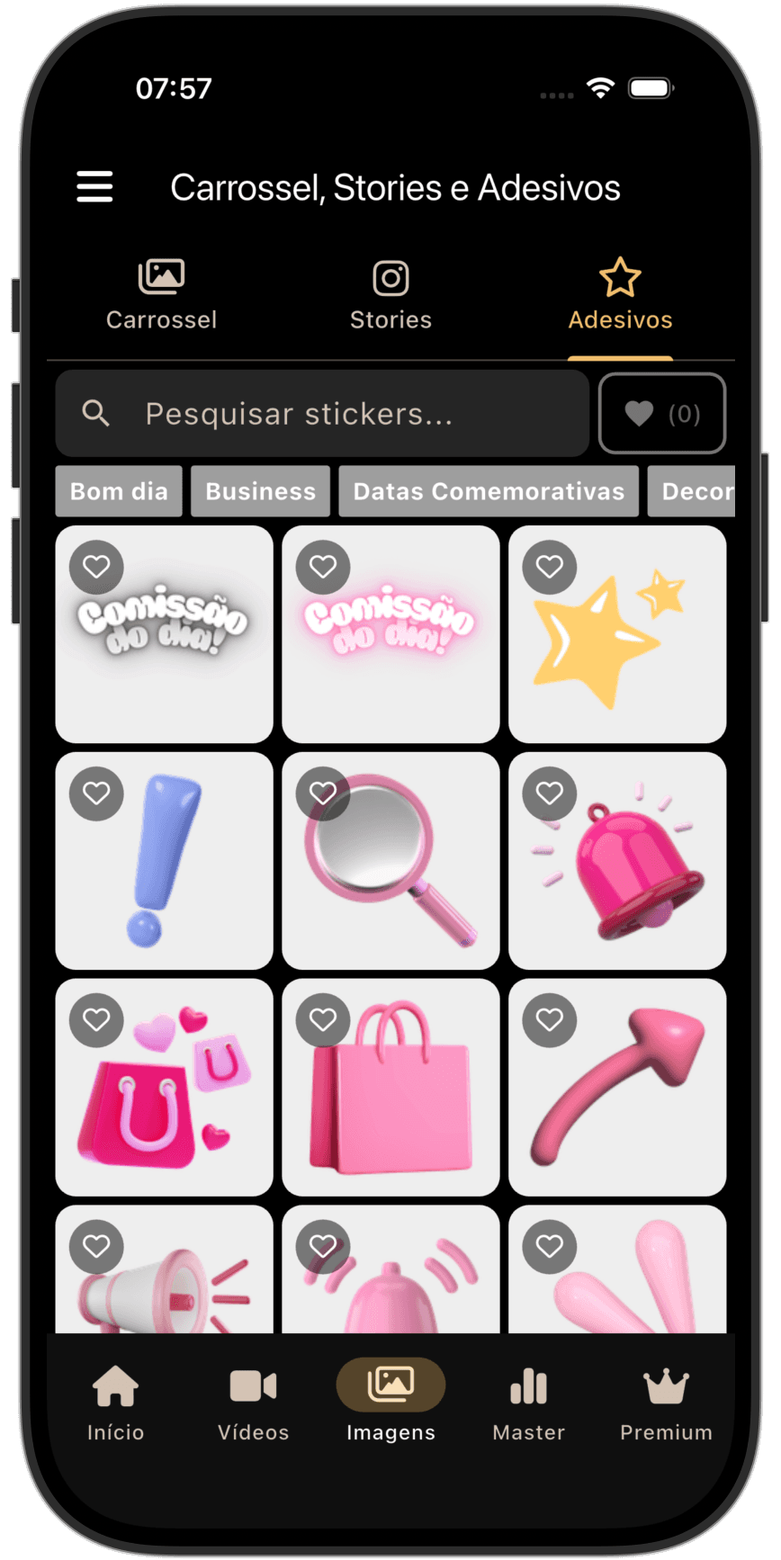 Stickers Mercado Livre