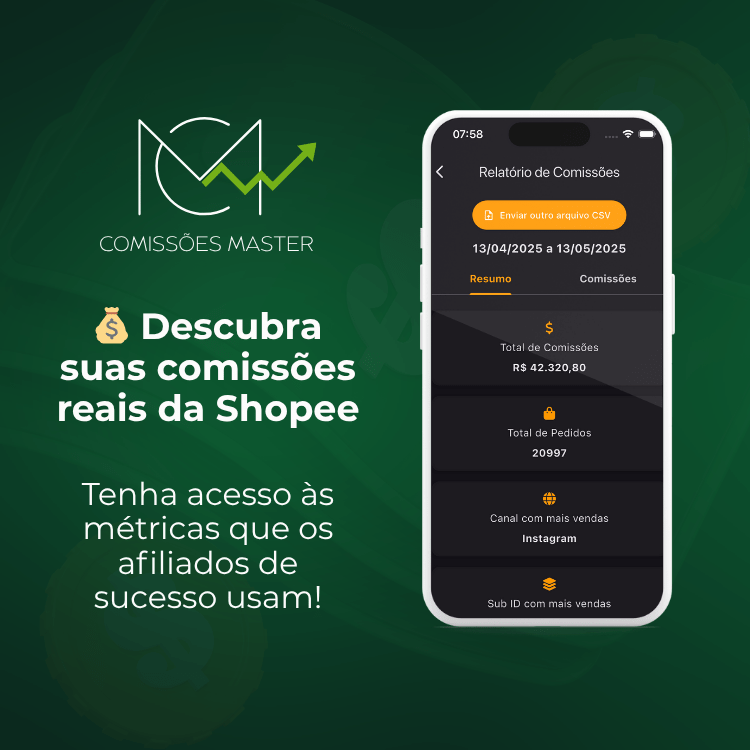 Comissões Master